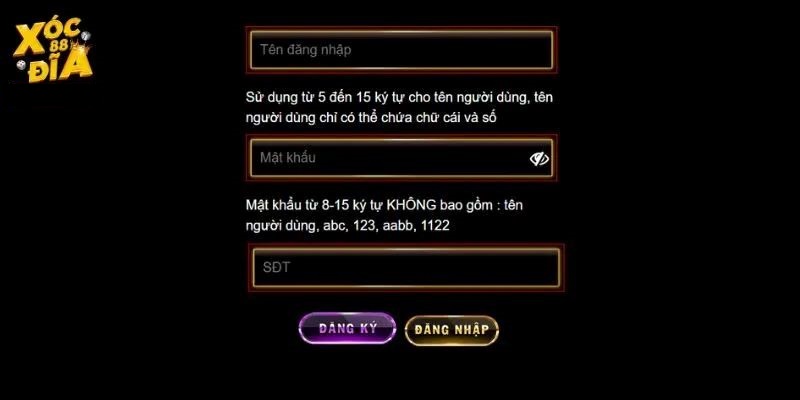 Hướng dẫn đăng nhập XocDia88 trong 5 giây 3 Xử lý sự cố khi đăng nhập