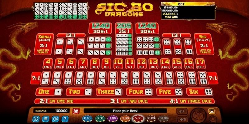 Sicbo 5 Cược phức tạp