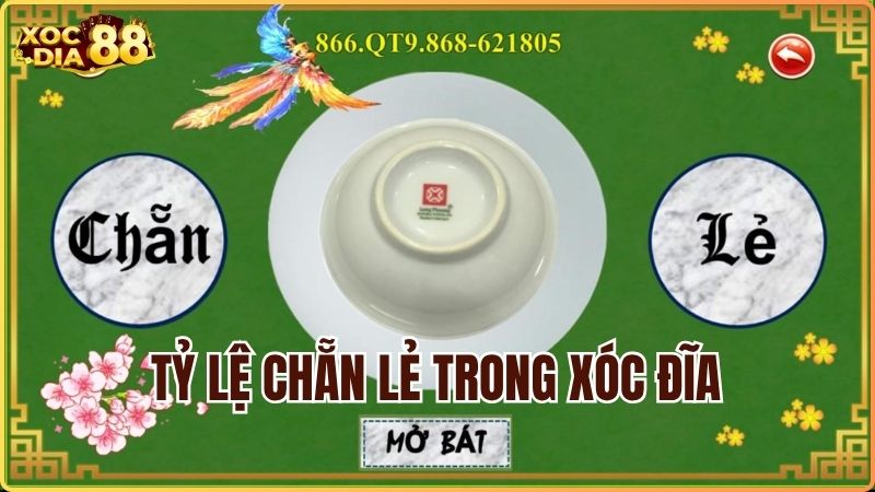 Tỷ lệ chẵn lẻ trong xóc đĩa: Ý nghĩa, cách tính chuẩn xác 1 giao dien rut tien 7club