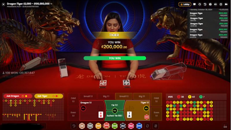 Rồng Hổ Evolution 1 rong ho evolution